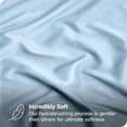 thumbnail image 2 of Bare Home Drap-Housse - Poche Extra Profonde de 22 Pouces - Premium 1800 Collection - Grand Lit, Bleu Pâle, 2 of 7