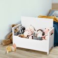 thumbnail image 3 of Costway Shoe Bench Storage Ottoman Rack Cushion Seat Bedroom Hallway, 3 of 10