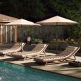 thumbnail image 4 of Costway Parasol de Patio Solaire de 10 Pi avec 96 Lumières DEL, Inclinaison Réglable à 35°, Toit Ventilé, Beige, 4 of 10