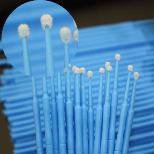 100 Pcs Dental Micro Brush Disposable Materials Tooth Applicators Medium Fine