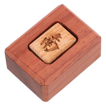 Shisuyan Wooden Mahjong Wind Indicator Accessory for Professional and Casual Players 1 Set Durable and Elegant Coffee Tone