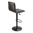 thumbnail image 2 of Tabouret pivotant réglable Winsome Holly, noir et expresso, 2 of 4