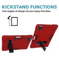 thumbnail image 4 of Mignova pour iPad Pro 11 2020, Étui Hybride Robuste à Trois Couches, Intégralement Antichoc, Armure de Protection Robuste avec Support pour Apple iPad Pro 11 Pouces 2020/2018 (Rouge/noir), 4 of 7