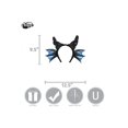 thumbnail image 2 of Black Dragon Horns Plush Headband, 2 of 2