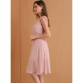 thumbnail image 4 of INSPIRE CHIC Robe Midi Sans Manches Vintage à Imprimé Cerise pour Femmes, 4 of 6
