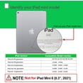 thumbnail image 3 of For iPad Mini 5th 4th 3rd 2nd 1st With Colorful Keyboard Leather Stand Cover Case Round Key Wireless Keyboard For 7.9inch Tablet With Mouse B French, 3 of 6