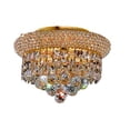 thumbnail image 2 of Elegant Lighting Primo 10" 3 Light Royal Crystal Flush Mount, 2 of 3