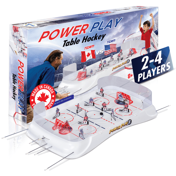 TOP SHELF Power Play 2: Jeu de Hockey sur Table Ultime - 36 Pouces x 17 Pouces