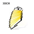 thumbnail image 3 of QualitChoice Training Ladder with Carry Bag Football Stair Step Rope Speed Ladders Nylon Exercise Drills Equipment Household Yellow 3Meter, 3 of 6