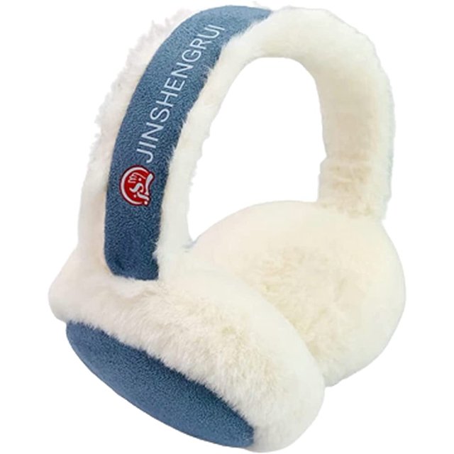 LinYooLi Cache-Oreilles Mignons pour Femmes Fille Fourrure Pelucheuse Pliable Chauffe-Oreilles Hiver Extérieur