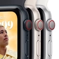 thumbnail image 3 of Apple Watch SE (2nd Gen) [GPS + Cellular 44mm] Smart Watch w/Starlight Aluminum Case & Starlight Sport Band - S/M., 3 of 7