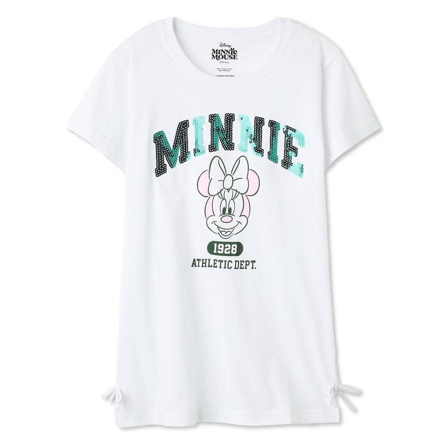T-shirt à imprimé graphique Minnie Mouse Disney pour femmes