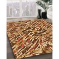 thumbnail image 3 of Ahgly Company Machine Washable Indoor Rectangle Transitional Orange Area Rugs, 2' x 4', 3 of 7