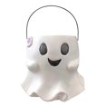 thumbnail image 2 of YIMWNYI Halloween Candy Bucket, Ghost Design, Pièce Décorative Polyvalente, Porte-Collations Amusant pour Fêtes, Rangement Polyvalent pour Friandises, Décor d'Halloween Unique, 2 of 9