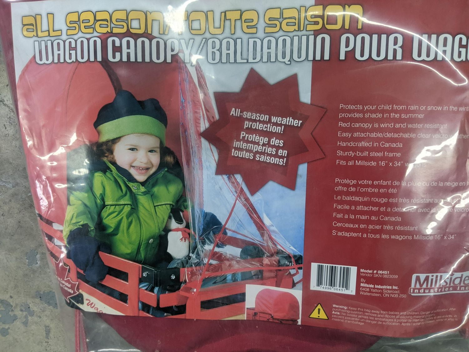 Millside combo de protection pour demi toît 16 po x 34 po