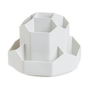 Renjiang Pencil Pen Holder for Desk, 12 Slots 360 Degree Rotating Desk Organizer, Desktop Storage Pen Organizers Stationery Supplies, Cute Pencil Cup Pot for Office School Home & Art Supplies