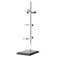 thumbnail image 2 of Laboratory Stand Support Platform, Sturdy Simple Lab Instrument, Physics Chemistry Experiment, Schools Factories Families, Black Iron 21.5x14x51cm, 2 of 7