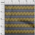 thumbnail image 1 of oneOone Silk Tabby Fabric Floral & Chevron Block Print Fabric By Yard 42 Inch Wide, 1 of 4
