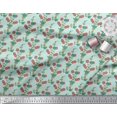 thumbnail image 2 of Soimoi polyester Crepe Fabric Leaves & Floral Print Fabric by Yard 52 Inch Wide, 2 of 3