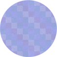 thumbnail image 1 of Ahgly Company Tapis de Zone Rond d'Intérieur Lavable à la Machine, Transitionnel, Bleu Ardoise Clair, 5 Pieds Rond, 1 of 7