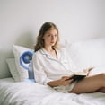 thumbnail image 3 of Cute Eye Lumbar Pillow Soft Back Cushion Support For Bed Sofa Dorm Car Reading Use Kids Adults, 3 of 6