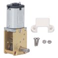 thumbnail image 2 of Single Shaft 12V DC Geared Motor Metal Gear Low Noise  Gear Motor For Intelligent Cars Robots, 2 of 8