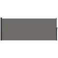 thumbnail image 1 of Outsunny 13' x 6' Retractable Side Awning, Garden Privacy Screen, Dark Grey, 1 of 10