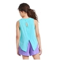 thumbnail image 2 of Athletic Works Girls' Split Back Tank Top, 2 of 6