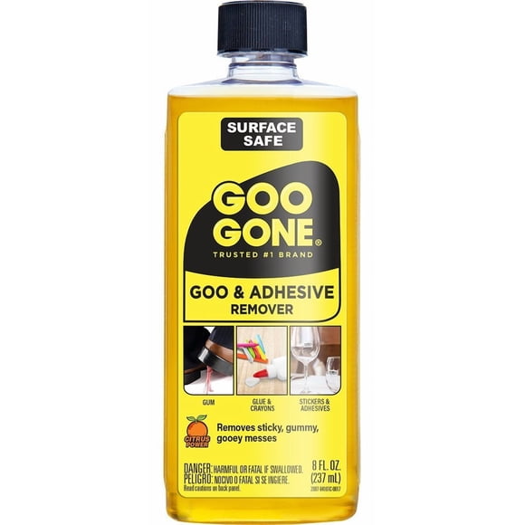 Goo Gone Trusted #1 Brand Goo and adhesive Remover Yellow, 8 oz