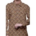 thumbnail image 4 of Atasi Kurta Pathani pour Hommes à Col Classique à Manches Longues Salwar Ensemble de Kurta de Mariage, 4 of 5