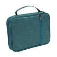 thumbnail image 1 of Tachiuwa Housse de Bible Étui Porte-Bible Sac à Main Sac de Jour Décontracté avec Poche Zippée Housse de Transport Multifonction Imperméable Vert, 1 of 9