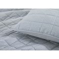 thumbnail image 2 of Chaps 3-Piece Jersey Knit Microfiber Quilt and Sham Set - Solid Coverlet Comforter, 2 of 7