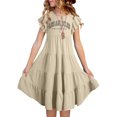 thumbnail image 1 of Robe Fille Préado Robe Tutu Robe d'Anniversaire Fille Robe Arc-en-Ciel Fille Tenues Bébé Fille 12-13 Ans, 1 of 6