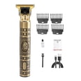 thumbnail image 1 of 1 Set Hair Hair Clipper Zero Blade Distance Sharp Cutter  Stuck Hair Delicate Pattern Retro Push Cutter Hair Shaver Cutting Machine Hair Salon Supply, 1 of 10