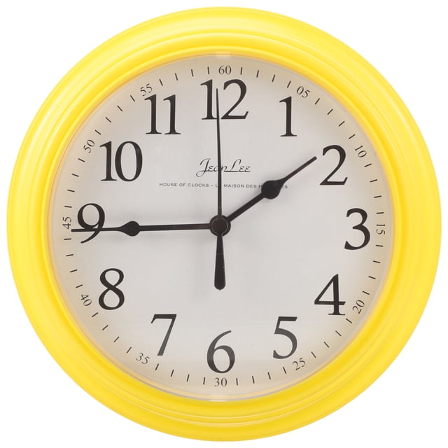 MasteelfCA Horloge Murale Silencieuse Sans Tic-Tac à Piles Horloge Ronde