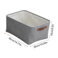 thumbnail image 3 of Fabric Foldable Storage Basket | Durable Cloth Material with Handles | Soft Sturdy Stitching | Multi-Purpose Organizer for Clothes Toys Home Decor | Easy to Clean and Carry, 3 of 6