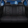 thumbnail image 3 of Maidao Car Seat Covers Leather Full Set for Citroen for C4 Aircross 2012-2017 5 Seats Airbag Compatible Waterproof Front Rear Cushion Protector Black, 3 of 7
