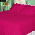 thumbnail image 1 of Sheet Set (Pack of 2 Set) Hot Pink Solid 100 Percent Pure Cotton Super Soft Sheet Set with 15" Inches Fitted Sheet 450TC - Combo Offer (Twin, Hot Pink), 1 of 2