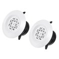 thumbnail image 1 of Unique Bargains 3 Inch Adjustable Pattern Screen Grille Cover Louver Round Air Vent 2 Pack, 1 of 5