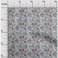thumbnail image 1 of oneOone Polyester Lycra Fabric Leaves & Floral Block Print Fabric BTY 56 Inch Wide, 1 of 4