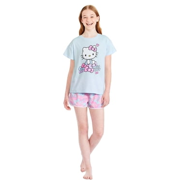 Ensemble 2 pièces avec short Hello Kitty pour filles