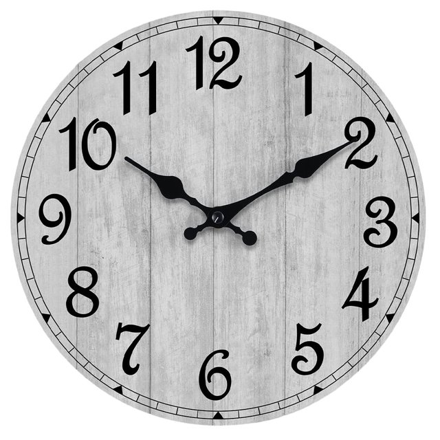 mmirethe Unique Style Round Wall Clock Timeless For Any Space Durable Construction Decorative Wall Clock As Shown type 3 3Set