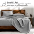 thumbnail image 3 of Bare Home Ensemble Literie Chinée 7 Pcs, Grand Lit, Noir Chiné, 3 of 5