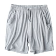 thumbnail image 1 of Timegard Womens Shorts Summer Elastic Waisted Drawstring Loose Soft Sleepwear Casual Loose Pjs Shorts, 1 of 7