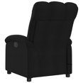 thumbnail image 4 of vidaXL Massage Recliner Chair Black Fabric, 4 of 5