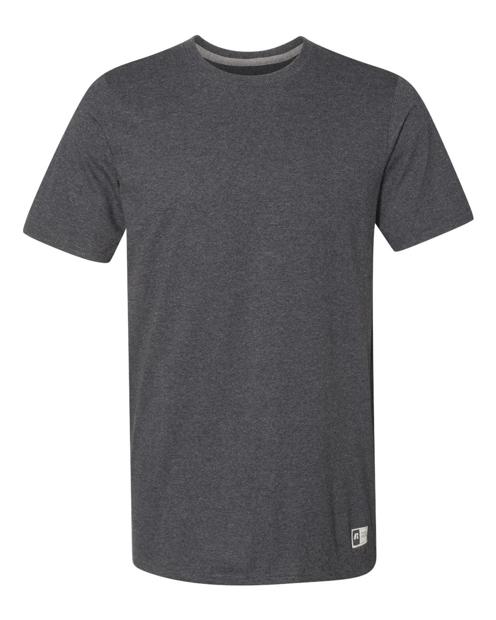 Russell Athletic T-Shirt de Performance Essentiel 60/40, S, Noir Chiné