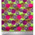 thumbnail image 1 of Soimoi Cotton Duck Fabric Flower Artistic Decor Fabric Printed Yard 42 Inch Wide, 1 of 3