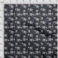 thumbnail image 4 of oneOone Polyester Spandex Blue Fabric Floral Sewing Material Print Fabric By The Yard 56 Inch Wide, 4 of 4