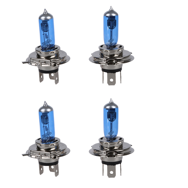 4X H4 SUPER WHITE Car HEADLIGHT Bulbs Bulb LAMP 12V 100W