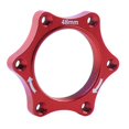 thumbnail image 4 of Base Adaptateur de Bride de Disque de Rotor en Alliage d'Aluminium pour Moyeu Avant/arrière Fileté de Vélo Rouge 48 mm, 4 of 7